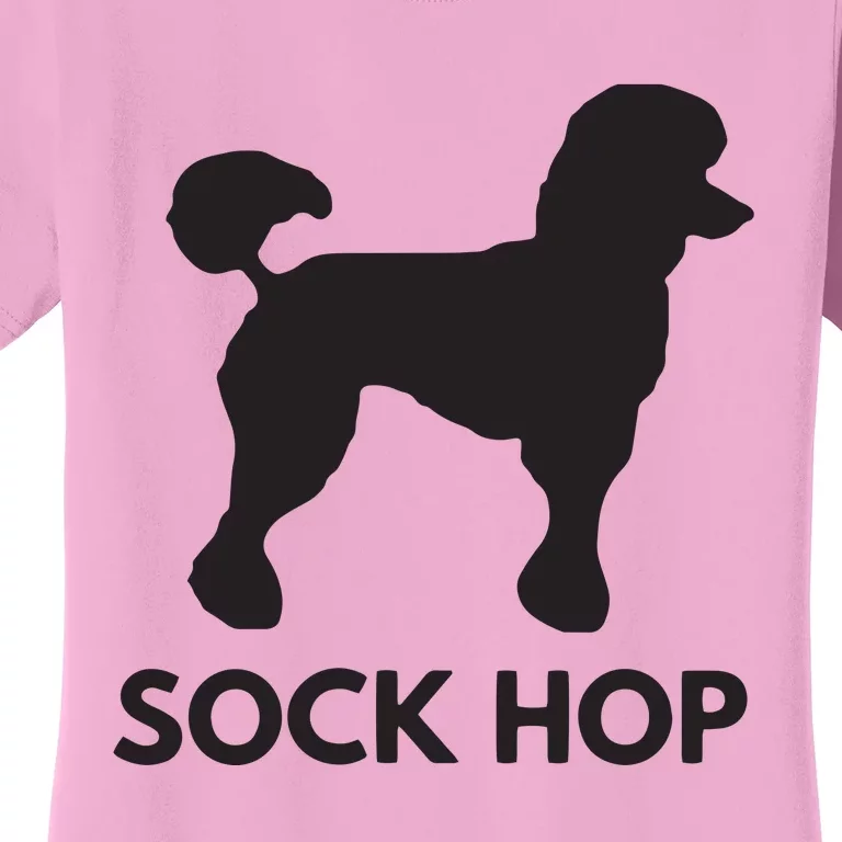 Sock Hop 50s Costume Big Poodle 1950s Party Women's T-Shirt