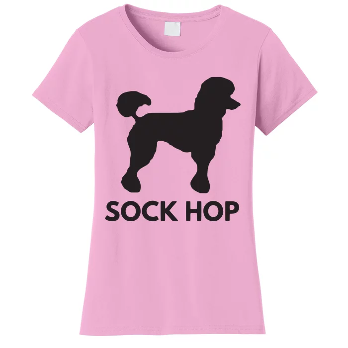 Sock Hop 50s Costume Big Poodle 1950s Party Women's T-Shirt