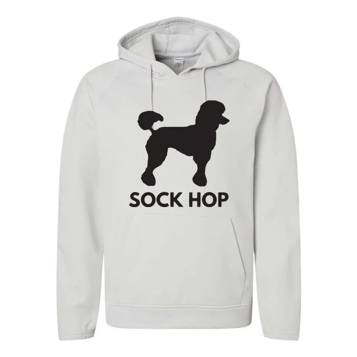 Sock Hop 50s Costume Big Poodle 1950s Party Performance Fleece Hoodie