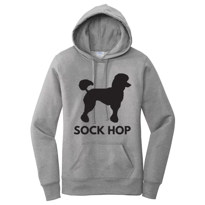 Sock Hop 50s Costume Big Poodle 1950s Party Women's Pullover Hoodie