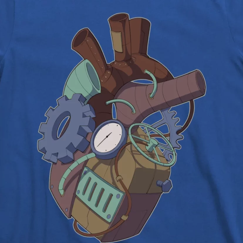 Steampunk Heart Anatomy Mechanical Engineer Cardiologist Great Gift T-Shirt