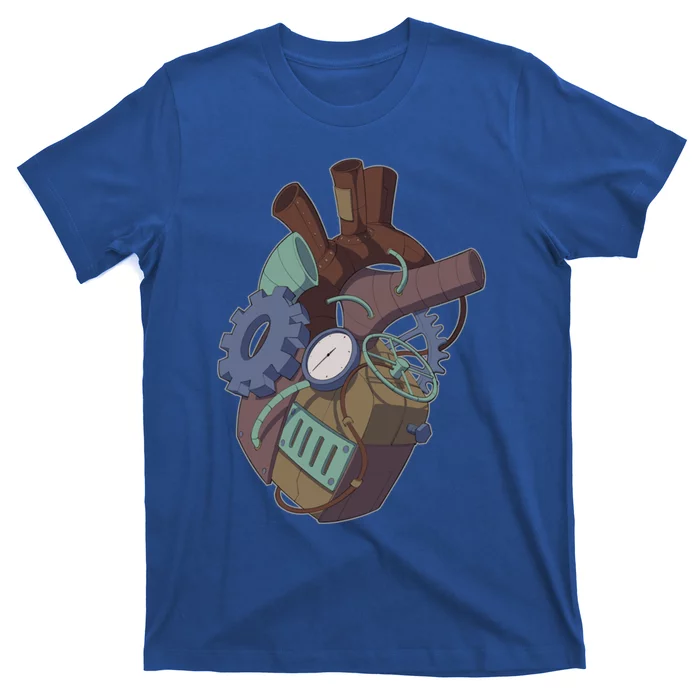 Steampunk Heart Anatomy Mechanical Engineer Cardiologist Great Gift T-Shirt