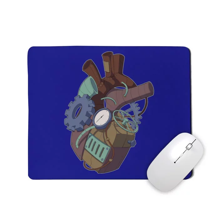 Steampunk Heart Anatomy Mechanical Engineer Cardiologist Great Gift Mousepad