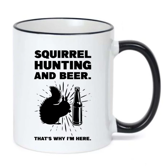 Squirrel Hunting And Beer Squirrel Hunting Funny Gift Black Color Changing Mug