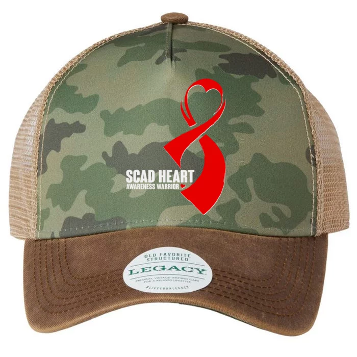 SCAD Heart Awareness Warrior Heart Attack Awareness Legacy Tie Dye Trucker Hat