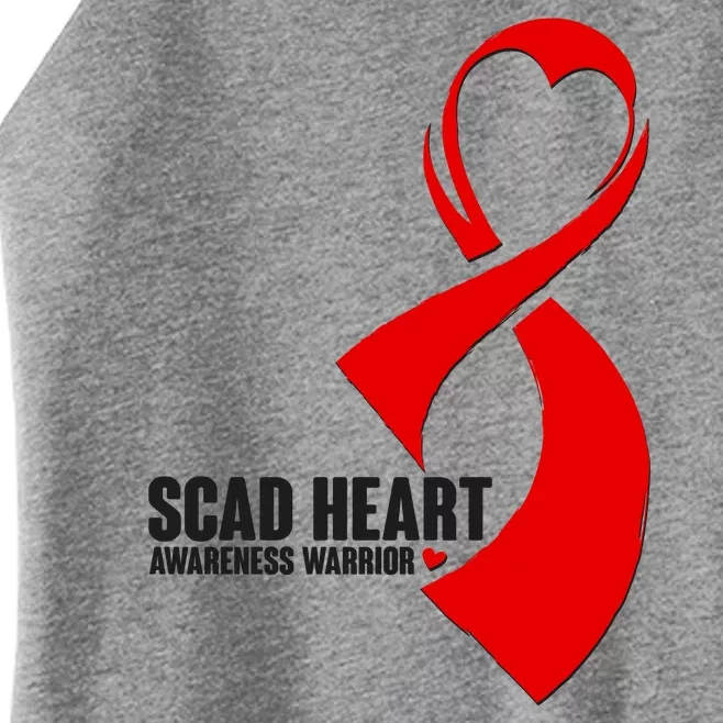 SCAD Heart Awareness Warrior Heart Attack Awareness Women’s Perfect Tri Rocker Tank