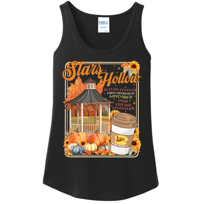 Stars Hollow Autumn Festival First Weekend On November Gilmore Fall Vibe Ladies Essential Tank