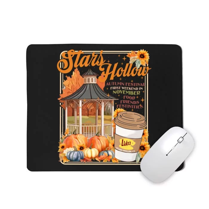 Stars Hollow Autumn Festival First Weekend On November Gilmore Fall Vibe Mousepad