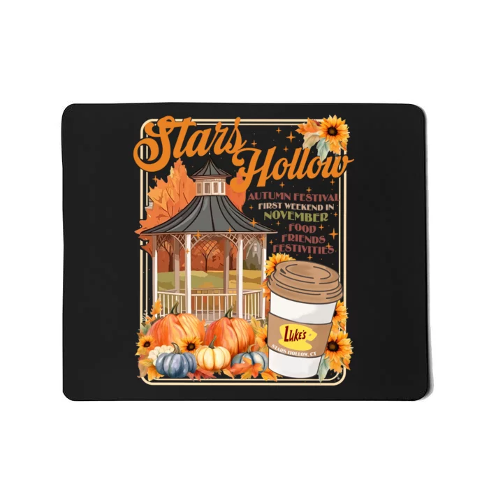 Stars Hollow Autumn Festival First Weekend On November Gilmore Fall Vibe Mousepad