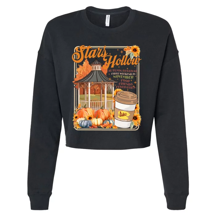 Stars Hollow Autumn Festival First Weekend On November Gilmore Fall Vibe Cropped Pullover Crew