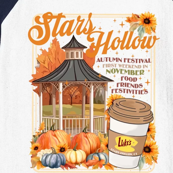 Stars Hollow Autumn Festival First Weekend On November Gilmore Fall Vibe Baseball Sleeve Shirt