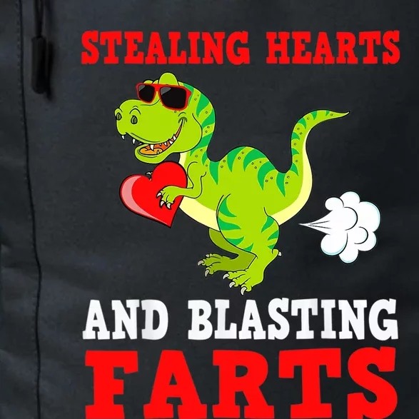 Stealing Hearts And Blasting Farts T Rex Cute Daily Commute Backpack