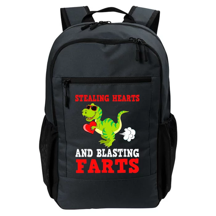 Stealing Hearts And Blasting Farts T Rex Cute Daily Commute Backpack