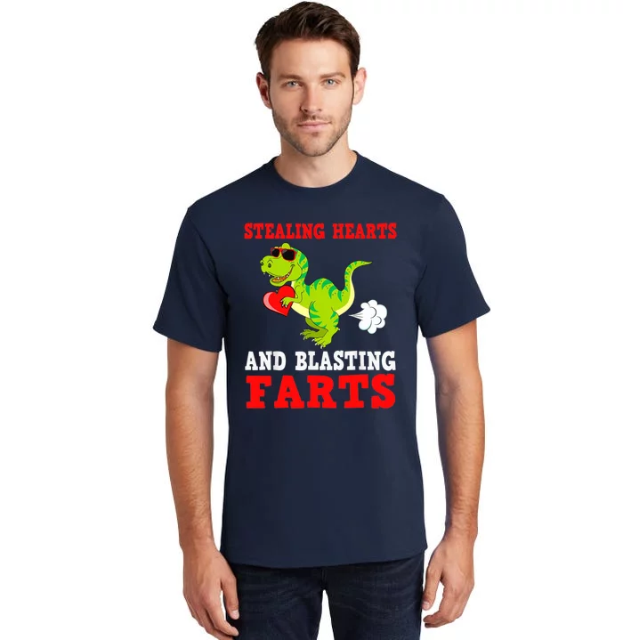 Stealing Hearts And Blasting Farts T Rex Cute Tall T-Shirt