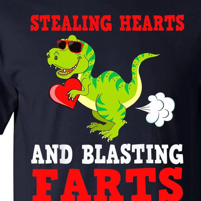 Stealing Hearts And Blasting Farts T Rex Cute Tall T-Shirt