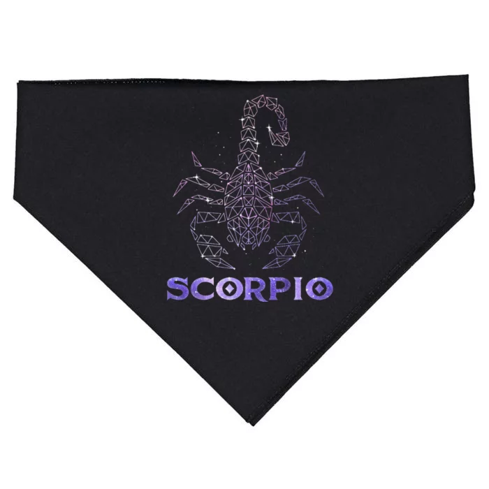 Scorpio Horoscope Astrology Symbol Zodiac Sign USA-Made Doggie Bandana