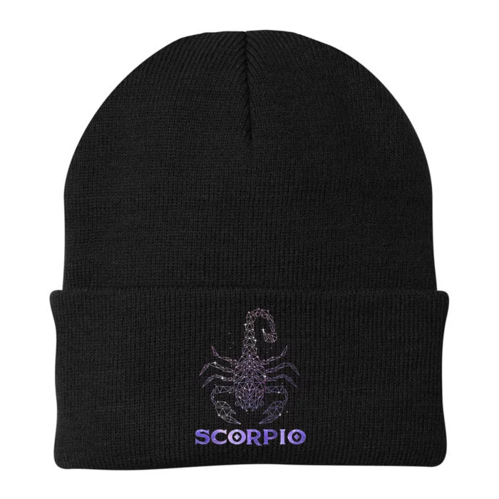 Scorpio Horoscope Astrology Symbol Zodiac Sign Knit Cap Winter Beanie