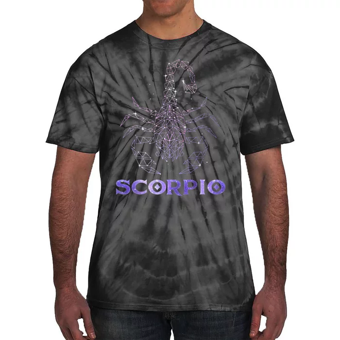 Scorpio Horoscope Astrology Symbol Zodiac Sign Tie-Dye T-Shirt