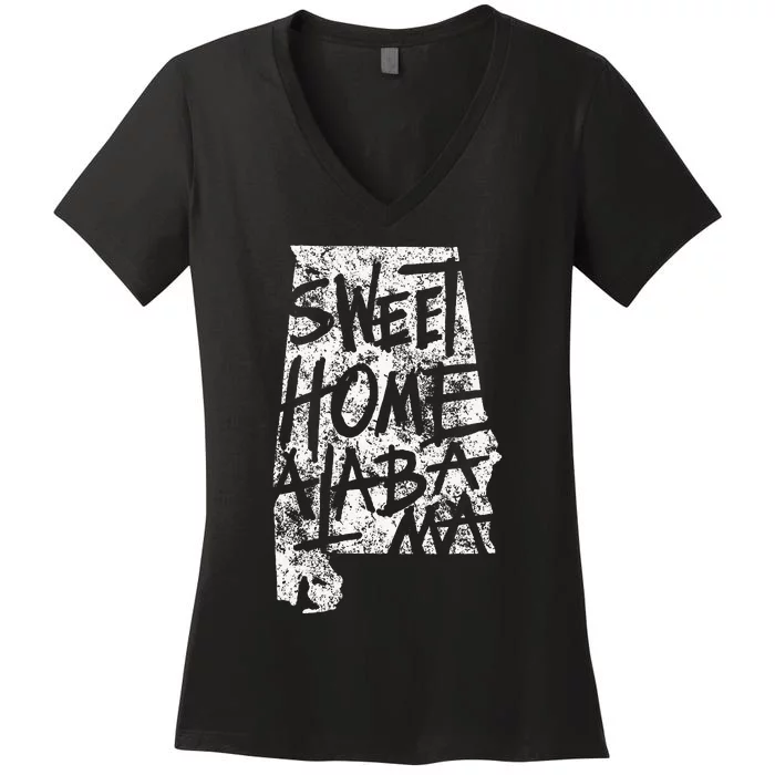 Sweet Home Alabama Birmingham State Women's V-Neck T-Shirt