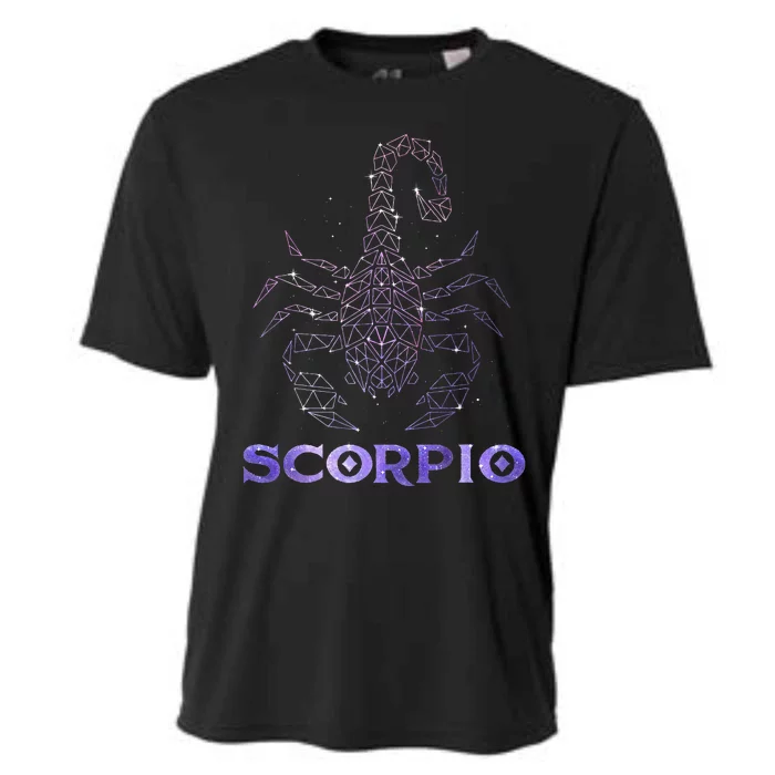 Scorpio Horoscope Astrology Symbol Zodiac Sign Cooling Performance Crew T-Shirt