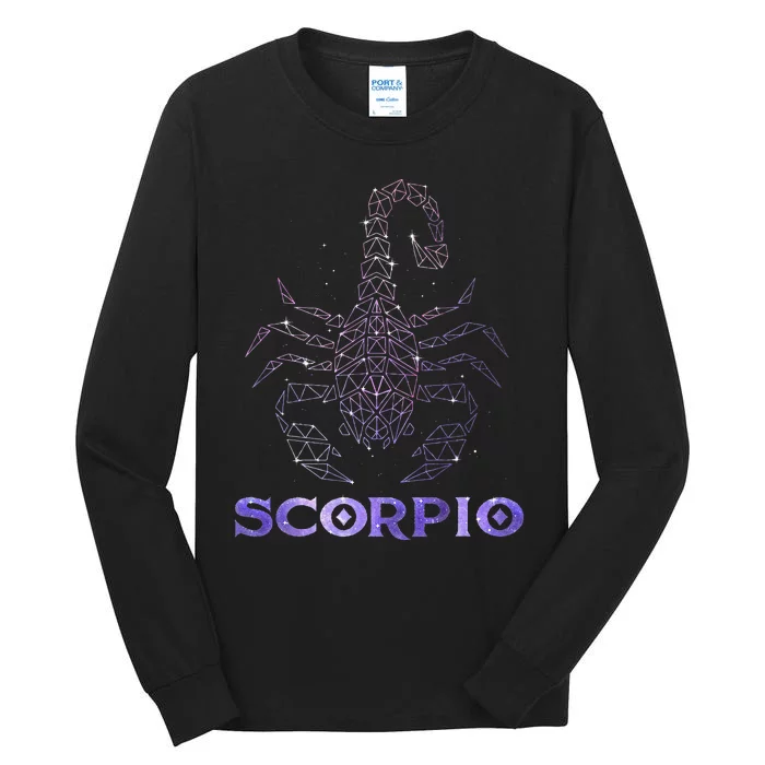 Scorpio Horoscope Astrology Symbol Zodiac Sign Tall Long Sleeve T-Shirt