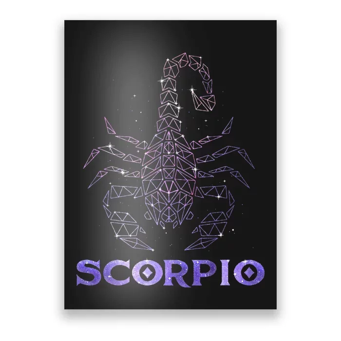 Scorpio Horoscope Astrology Symbol Zodiac Sign Poster