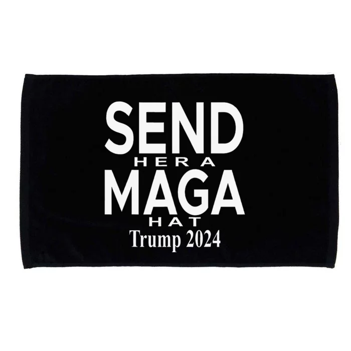 Send Her A Maga Hat Trump 2024 Election Debate Microfiber Hand Towel