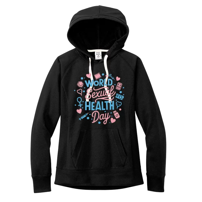 Sexual Health Awareness Sexuality Sex Education Women's Fleece Hoodie