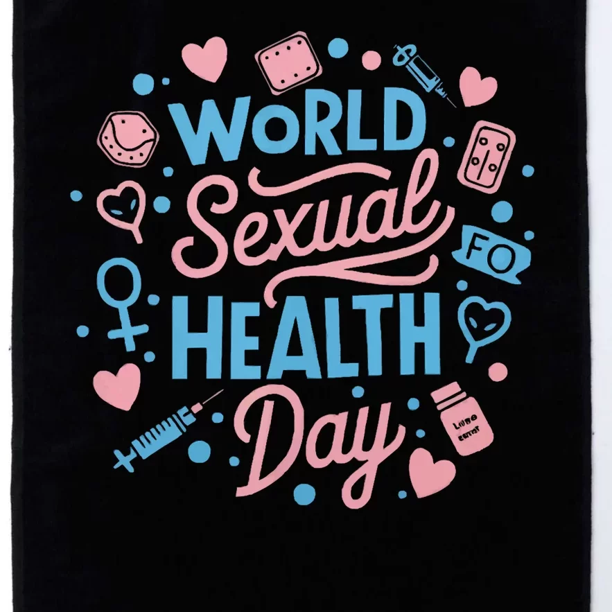 Sexual Health Awareness Sexuality Sex Education Platinum Collection Golf Towel