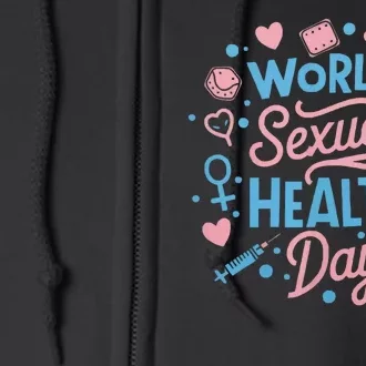 Sexual Health Awareness Sexuality Sex Education Full Zip Hoodie