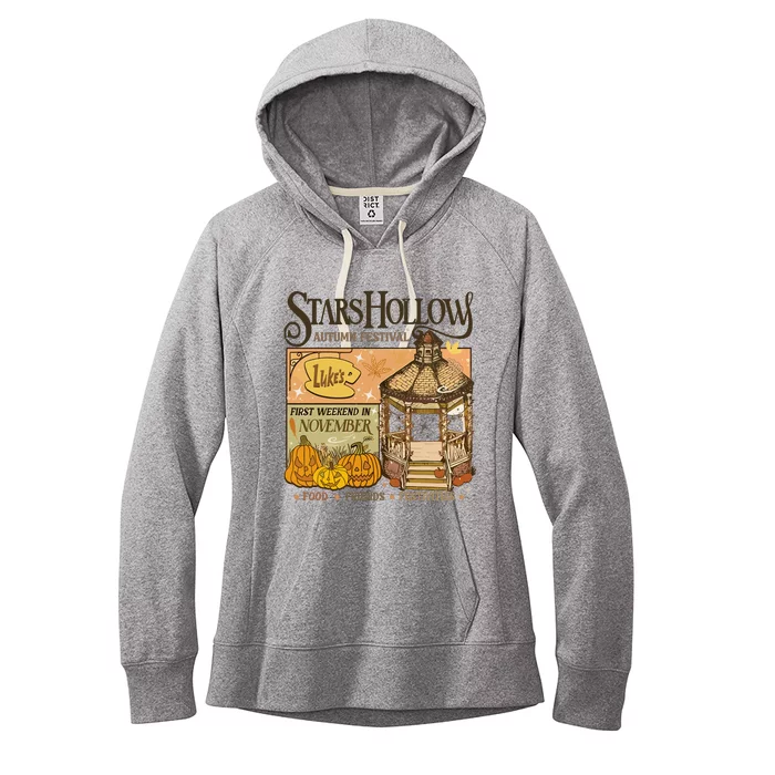 Stars Hollow Autumn Festival Food Friends Festivities Women's Fleece Hoodie