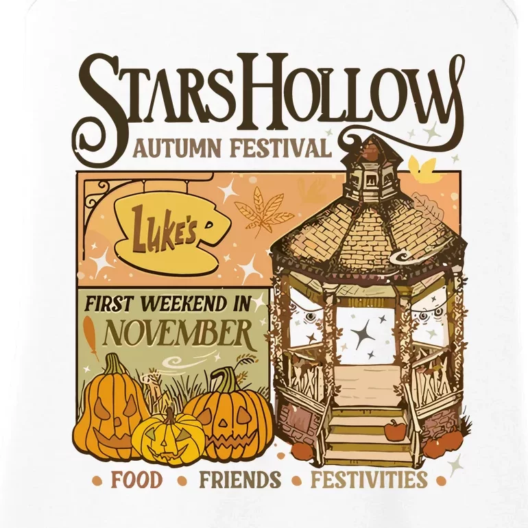 Stars Hollow Autumn Festival Food Friends Festivities Ladies Essential Tank