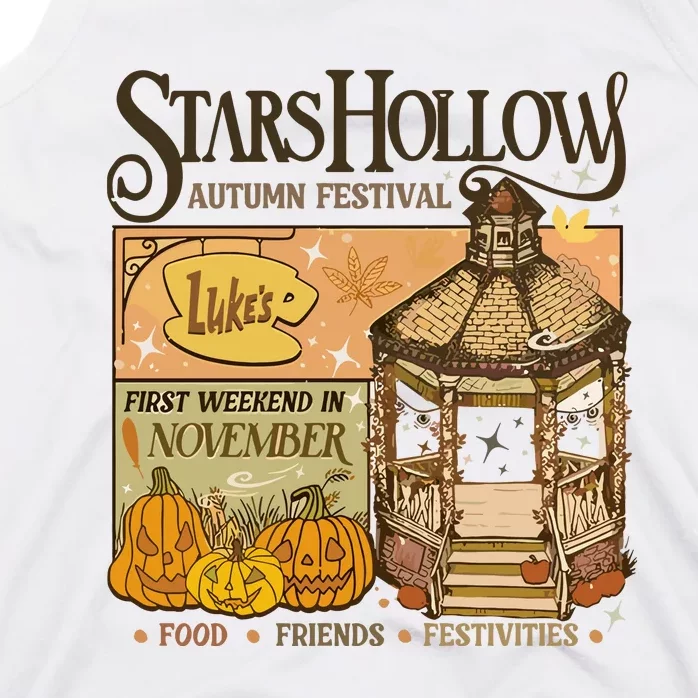 Stars Hollow Autumn Festival Food Friends Festivities Tank Top