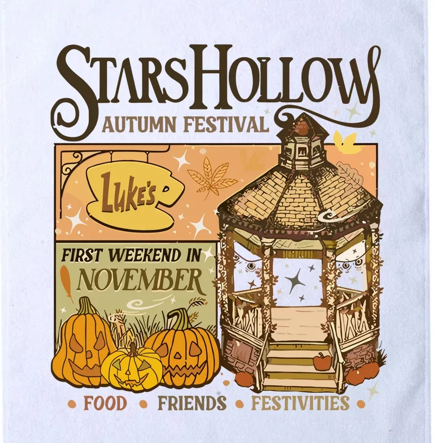 Stars Hollow Autumn Festival Food Friends Festivities Platinum Collection Golf Towel