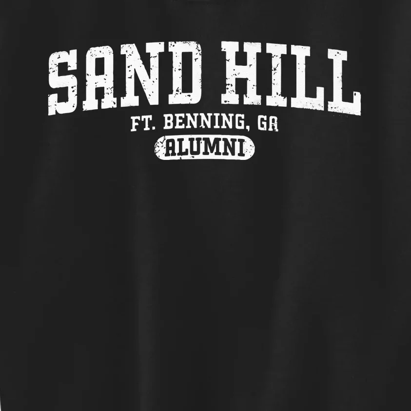 Sand Hill Alumni Retro Fort Benning GA Kids Sweatshirt