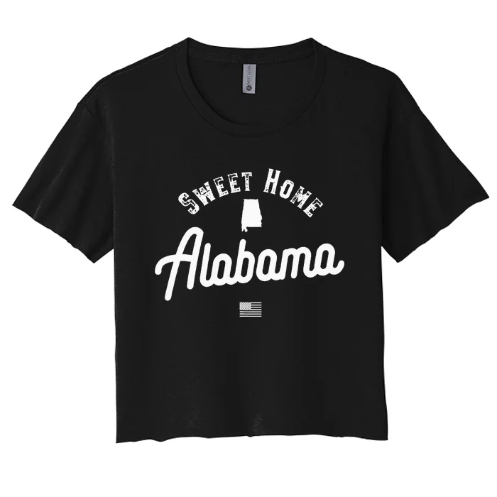 Sweet Home Alabama Women's Crop Top Tee