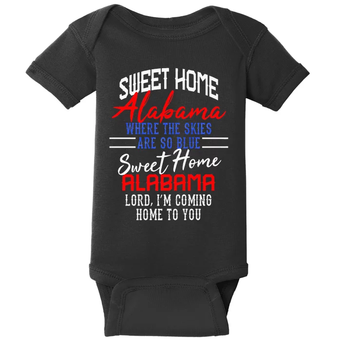 Sweet Home Alabama Baby Bodysuit