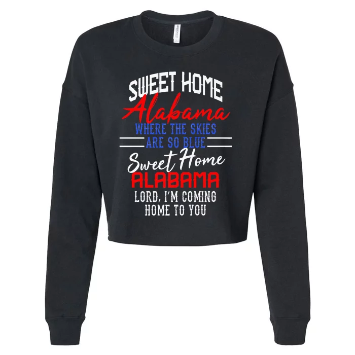 Sweet Home Alabama Cropped Pullover Crew