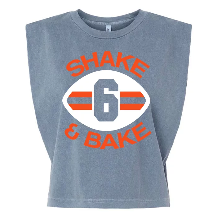 Shake & Bake Cleveland Footbal Garment-Dyed Women's Muscle Tee