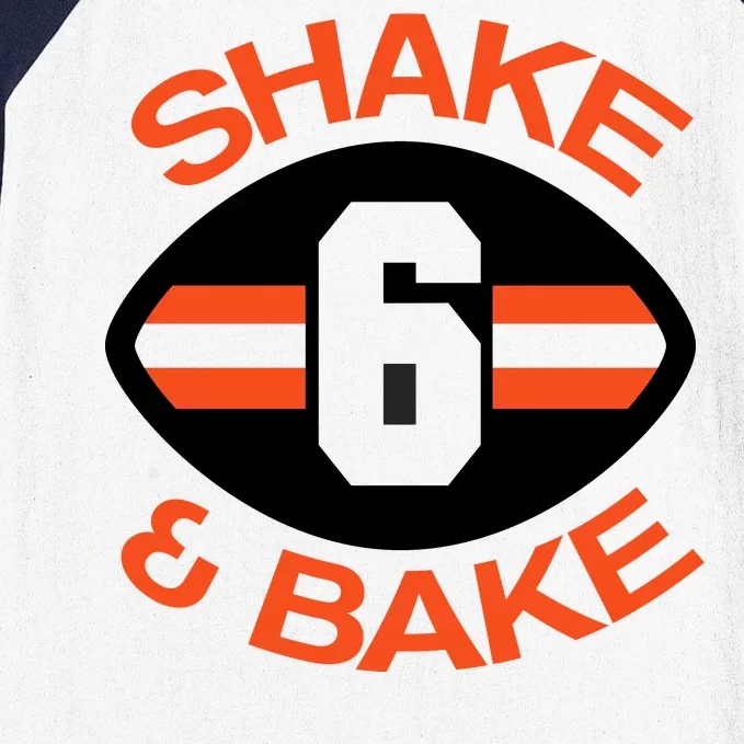 Shake & Bake Cleveland Footbal Baseball Sleeve Shirt