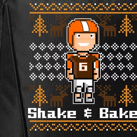 Shake & Bake Football Ugly Christmas Sweater City Backpack