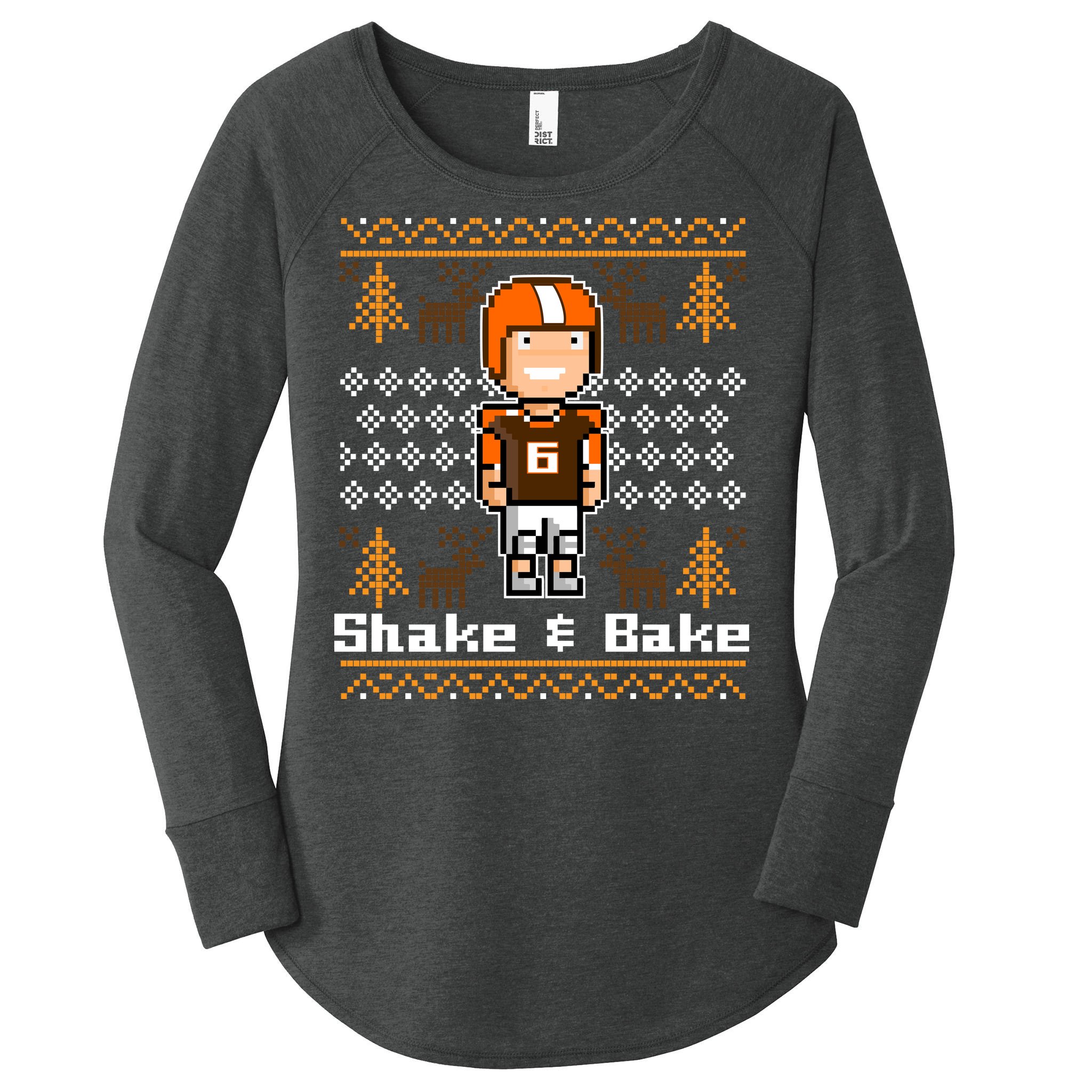 Shake And Bake Cleveland Browns Football Ugly Christmas Sweater