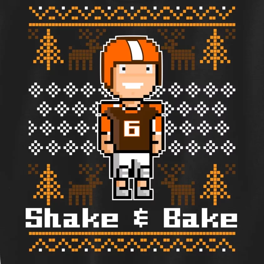 Shake & Bake Football Ugly Christmas Sweater Kids Sweatshirt