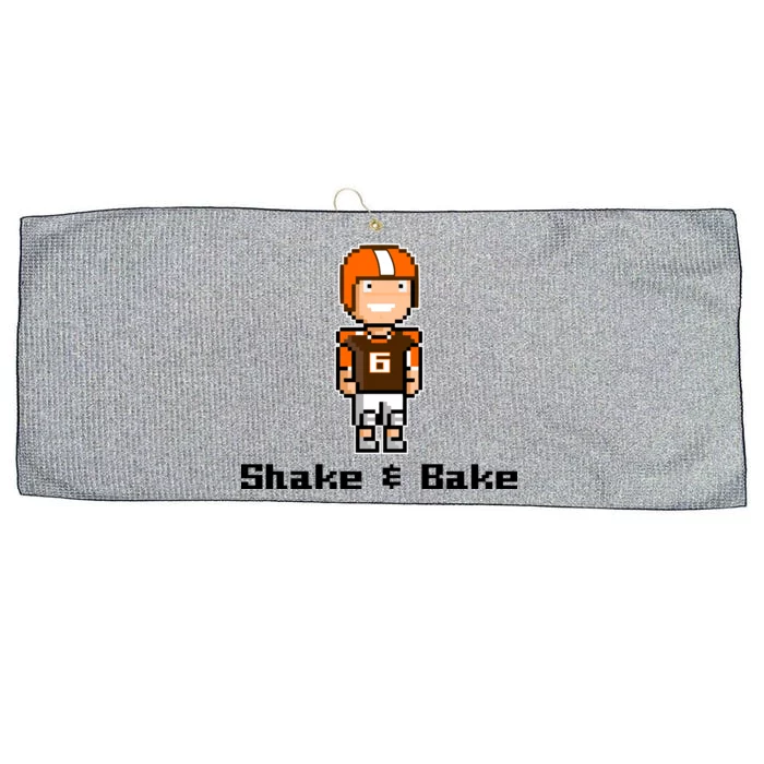 Shake and Bake Cleveland, Ohio Football Large Microfiber Waffle Golf Towel