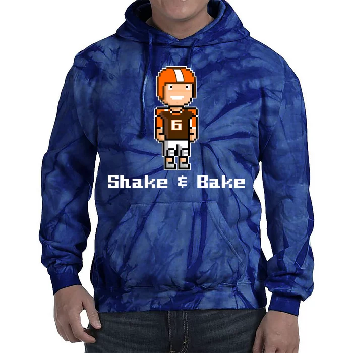 Shake and Bake Cleveland, Ohio Football Tie Dye Hoodie