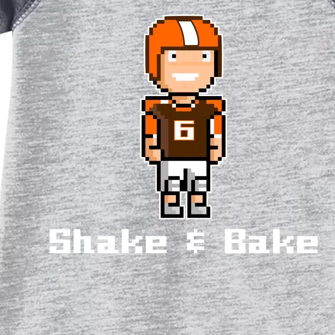 Shake and Bake Cleveland, Ohio Football Infant Baby Jersey Bodysuit