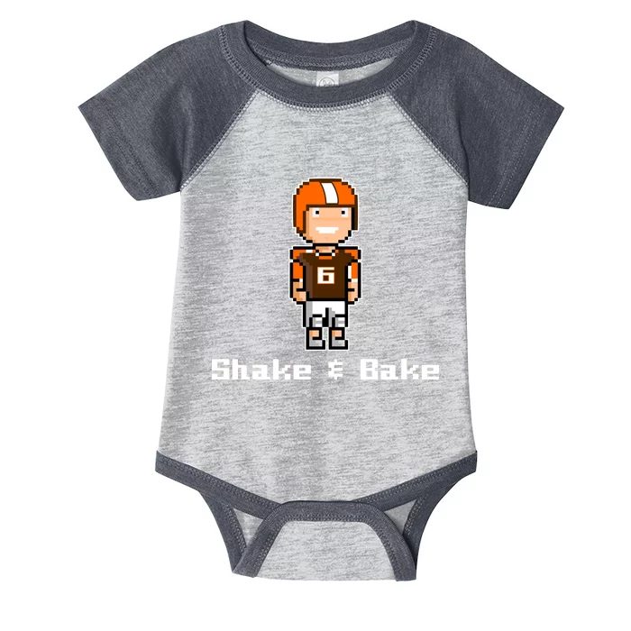 Shake and Bake Cleveland, Ohio Football Infant Baby Jersey Bodysuit