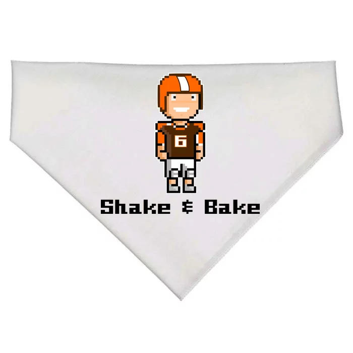 Shake and Bake Cleveland, Ohio Football USA-Made Doggie Bandana