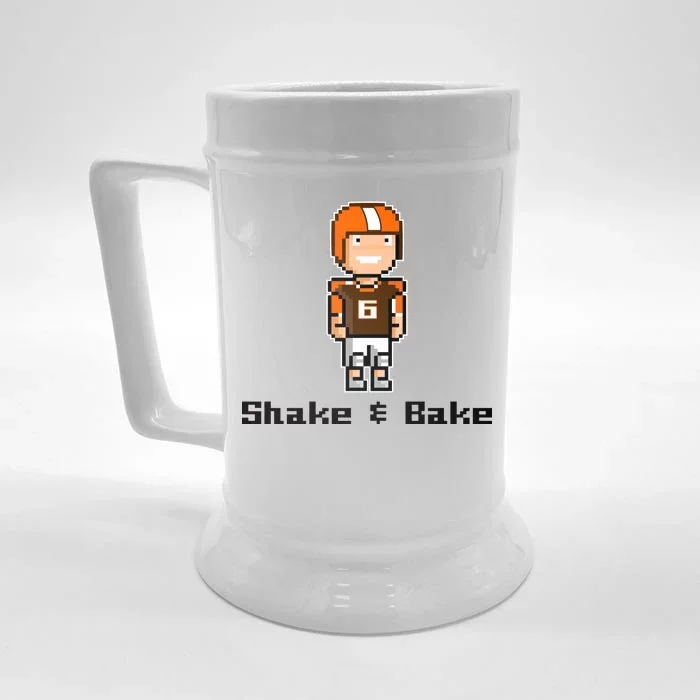 Shake and Bake Cleveland, Ohio Football Front & Back Beer Stein