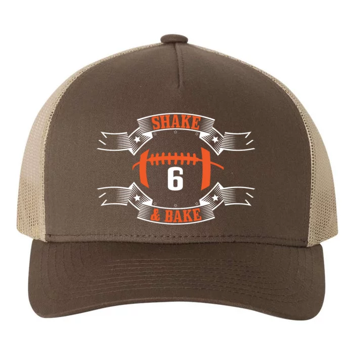 Shake and Bake No. 6 Football Yupoong Adult 5-Panel Trucker Hat